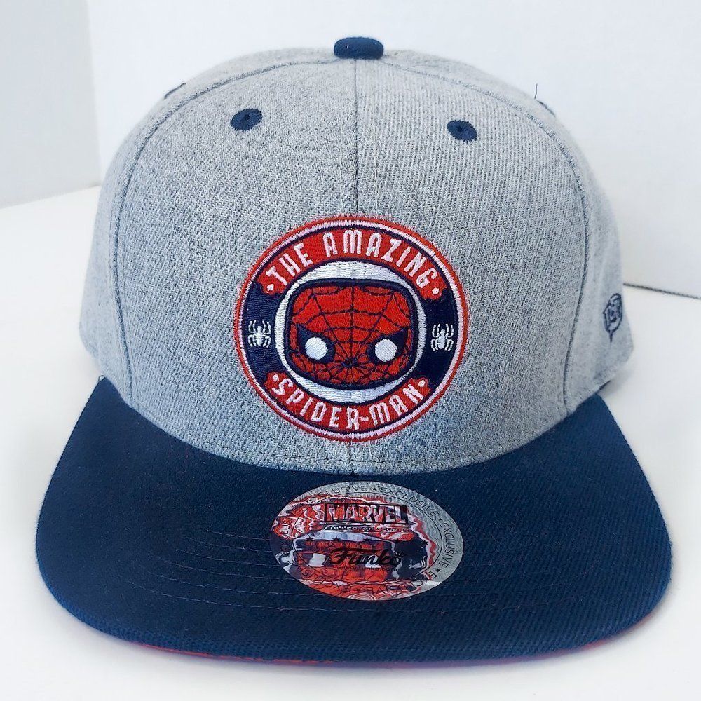 FUNKO MARVEL The Amazing Spider - Man Snap Back Flat Bill Hat Spiderman